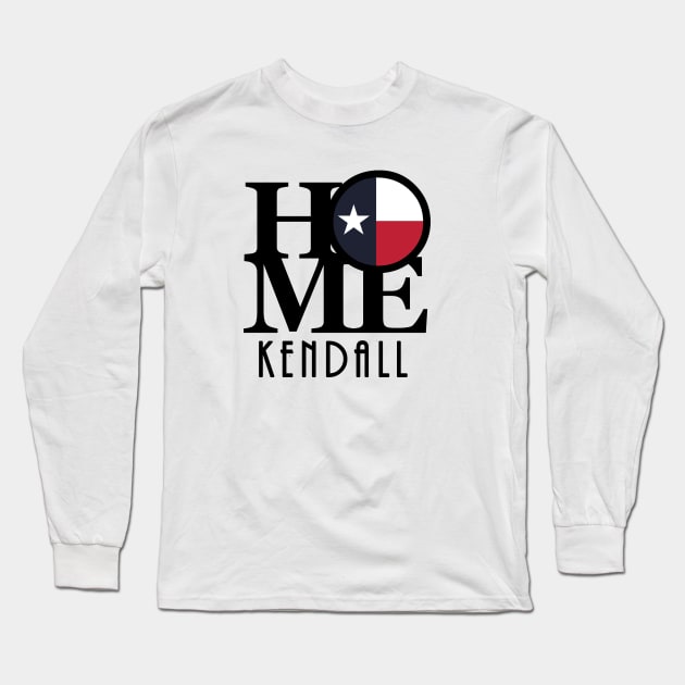 HOME Kendall Texas Long Sleeve T-Shirt by HometownTexas